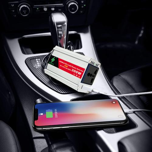 跨境工廠power inverter dc12v轉(zhuǎn)ac220v110v300w車載逆變器轉(zhuǎn)換器